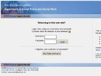 The University of York - Online Masters Programmes: Login to the site