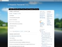 orthoresidents.blogspot.com Academic, Activity, Events