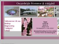 oscarshojd.se Välkommen till oss, Bröllop, Begravning