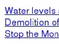osney.org Water levels at Osney, Stop the Monster Probation Centre osney.org Water levels at Osney, Stop the Monster Probation Centre