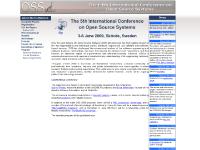 The Fifth International Conference on Open Source Systems - OSS 2009 - The Fifth International Conference on Open Source Systems - OSS 2009 -