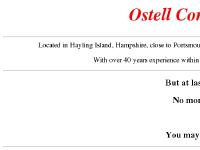 Ostell Computer Services Ostell Computer Services