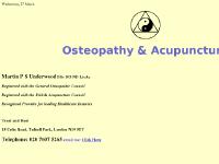 Osteopathy and Acupuncture Osteopathy and Acupuncture