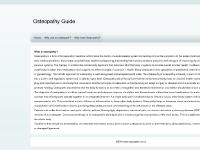 What is osteopathy? - Osteopathy Guide What is osteopathy? - Osteopathy Guide
