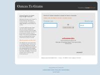 Ounces To Grams - Ounces To Grams & Grams To Ounces Converter 2013