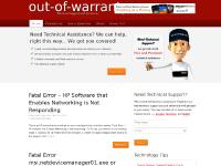 Out of Warranty - Free Technical Support Out of Warranty - Free Technical Support