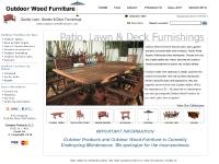 Outdoor Wood Patio, Deck and Garden Furniture and Umbrellas Outdoor Wood Patio, Deck and Garden Furniture and Umbrellas