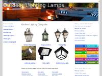 Outdoor Lighting Lamps — Patio Lights, Driveway Lights, Porch Lights, Garden Lights Outdoor Lighting Lamps — Patio Lights, Driveway Lights, Porch Lights, Garden Lights
