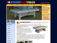 outdoor pool tables