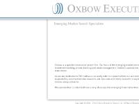 oxbowexecutivesearch.com Why Oxbow, PlugTheGap oxbowexecutivesearch.com Why Oxbow, PlugTheGap