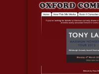 Oxford Comedy Tickets Oxford Comedy Tickets