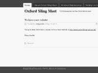 Oxford Sling Meet Oxford Sling Meet