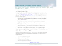 Hyperbaric Oxygen Therapy - www.OxyBioTech.net Home Page