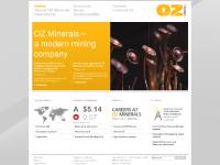 ozminerals.com copper, mining, Prominent Hill ozminerals.com copper, mining, Prominent Hill