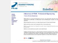 PÄAB Professionell Ägarstyrning i Sverige PÄAB Professionell Ägarstyrning i Sverige