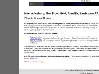 Notary Temp Tags Mechanicsburg, PA - PA Auto License Brokers