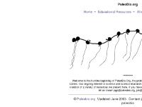 PaleoBio Home Page PaleoBio Home Page