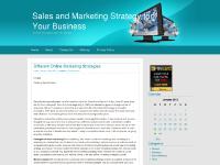 Business | Sales and Marketing Strategy for Your Business