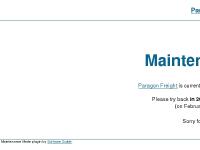 Paragon Freight &raquo; Maintenance Mode