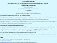 Parallel Rules Inc. Home Page Parallel Rules Inc. Home Page