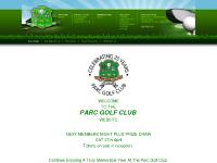 Welcome to Parc Golf Club online Welcome to Parc Golf Club online