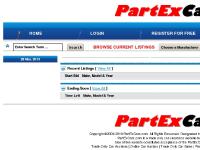partexcars.com car auction, car auctions, part exchange cars