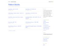 Pattern Stocks — Stocks, ETFs and Technical Analysis