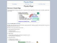 payslipwage.co.uk payslip wage payment remuneration self employed hourly weekly