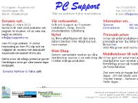 pcsupportcr.se PC Support, support, konsult pcsupportcr.se PC Support, support, konsult