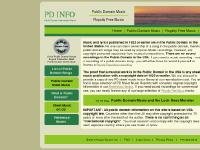 PD Info-Public Domain and Royalty Free Music PD Info-Public Domain and Royalty Free Music