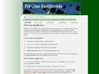 Pell Grant Qualifications | Federal Pell Grant Qualifications | Pell Grant