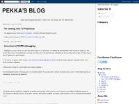 penberg.blogspot.com I'm moving over to Posterous, Posterous, same