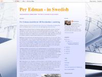 Per Edman - in Swedish Per Edman - in Swedish