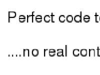 Perfect Code Perfect Code