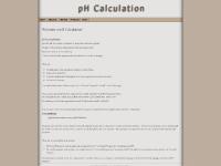 pH Calculation - Stig Johansson