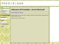 poesisidan.se poesi, dikter, dikt