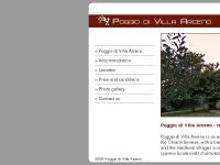 ** WELCOME to Poggio di Villa Arceno **