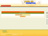PokeMyName.com - Site that pokes your first name PokeMyName.com - Site that pokes your first name