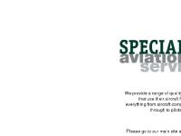 Specialist Aviation Services