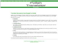 Links, Quick Translate, Wersja polska, Translation Links, Quick Translate, Wersja polska, Translation