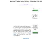 Weather for Hendersonville NC