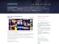 liten popdevelop.com skärmbild liten popdevelop.com skärmbild