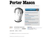 Porter Mason - Cartoonist, improviser and online non-profiteer Porter Mason - Cartoonist, improviser and online non-profiteer