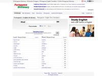 portuguesedictionary.net portuguese dictionary, dicionario portugues, portuguese english dictionary