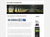 Post Office Exchange Rate | benefits of exchanging currency at the post office Post Office Exchange Rate | benefits of exchanging currency at the post office