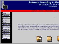 Poteete HVAC Heating, Air Conditioning, Heat Pumps, Furnaces, Boilers, Charleston Illinois Poteete HVAC Heating, Air Conditioning, Heat Pumps, Furnaces, Boilers, Charleston Illinois