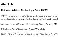 Potomac Aviation About Us Potomac Aviation About Us