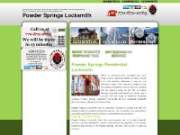 Powder Springs Locksmith | Powder Springs Locksmith Locksmiths | Locksmiths in Powder Springs Locksmith Georgia | 770-872-0765