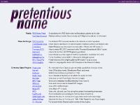 Pretentious Name Pretentious Name