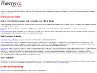 The Printer's Devil Publishing Services